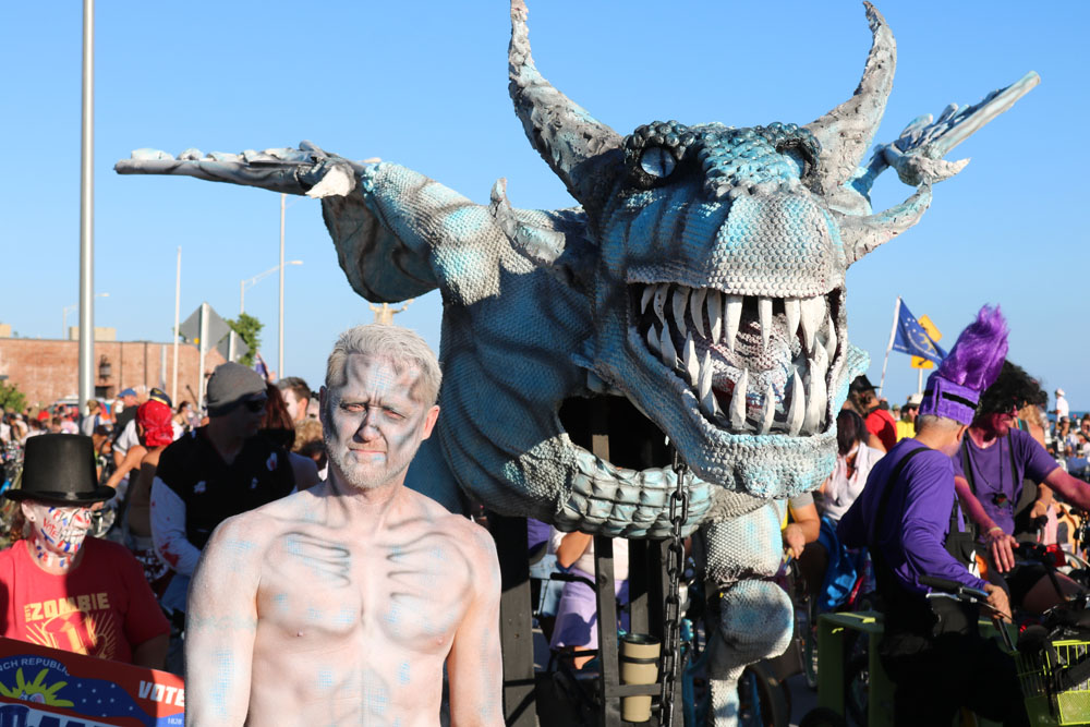 Zombie Bike Ride 2018 photo - Duval Street, Key West